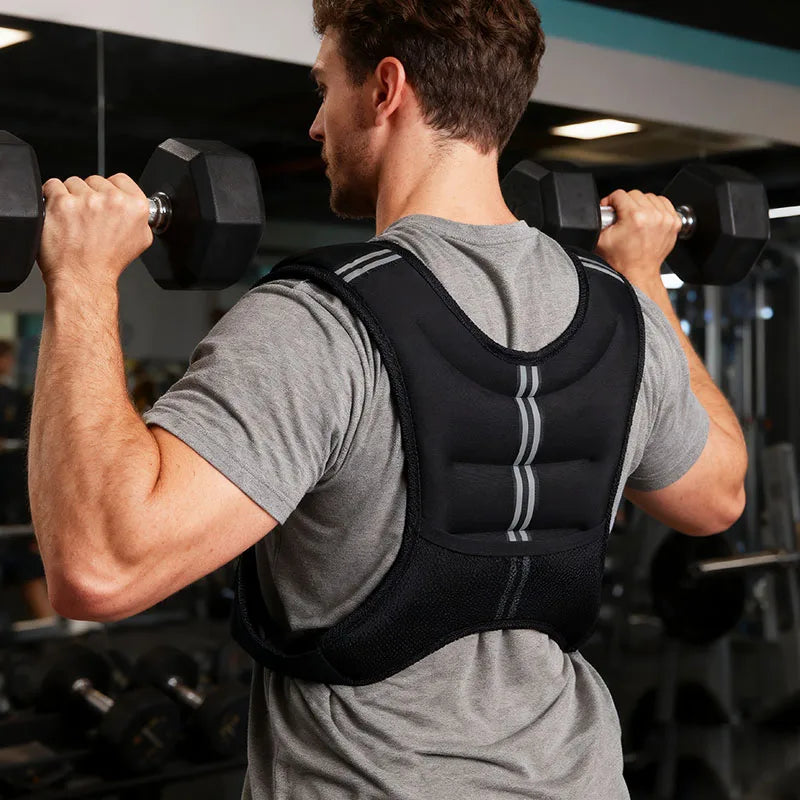 Reflective Weight Vest For Running Fitness Workout And Training