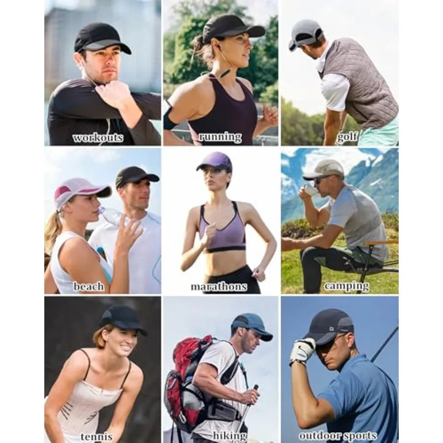 Breathable Quick Dry Mesh Cooling Sunshade Running Sports Hat