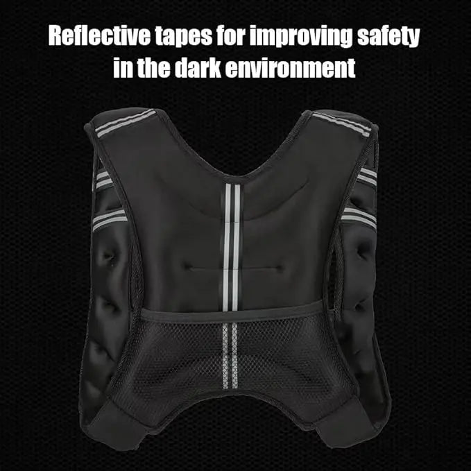 Adjustable Weighted Vest For Men And Women Fitness Training Gear