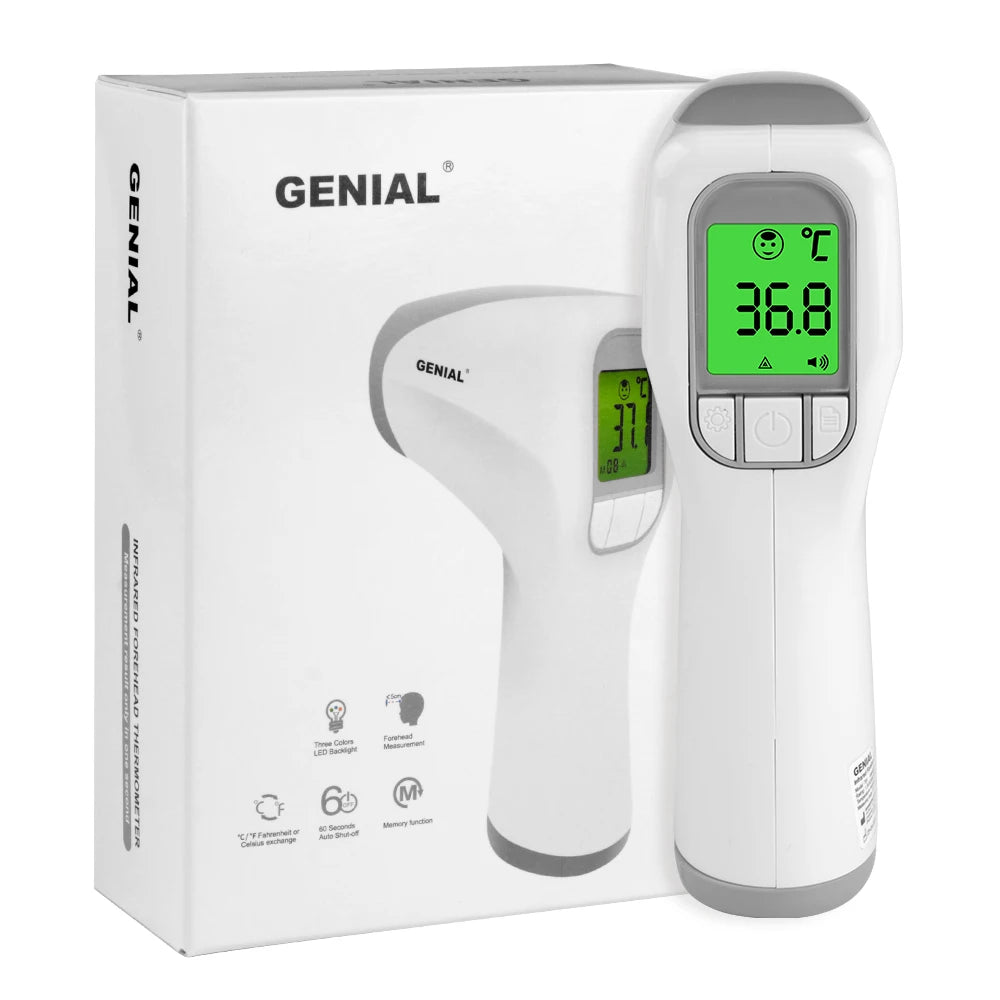 Genial No Contact Infrared Digital Thermometer For Family Use