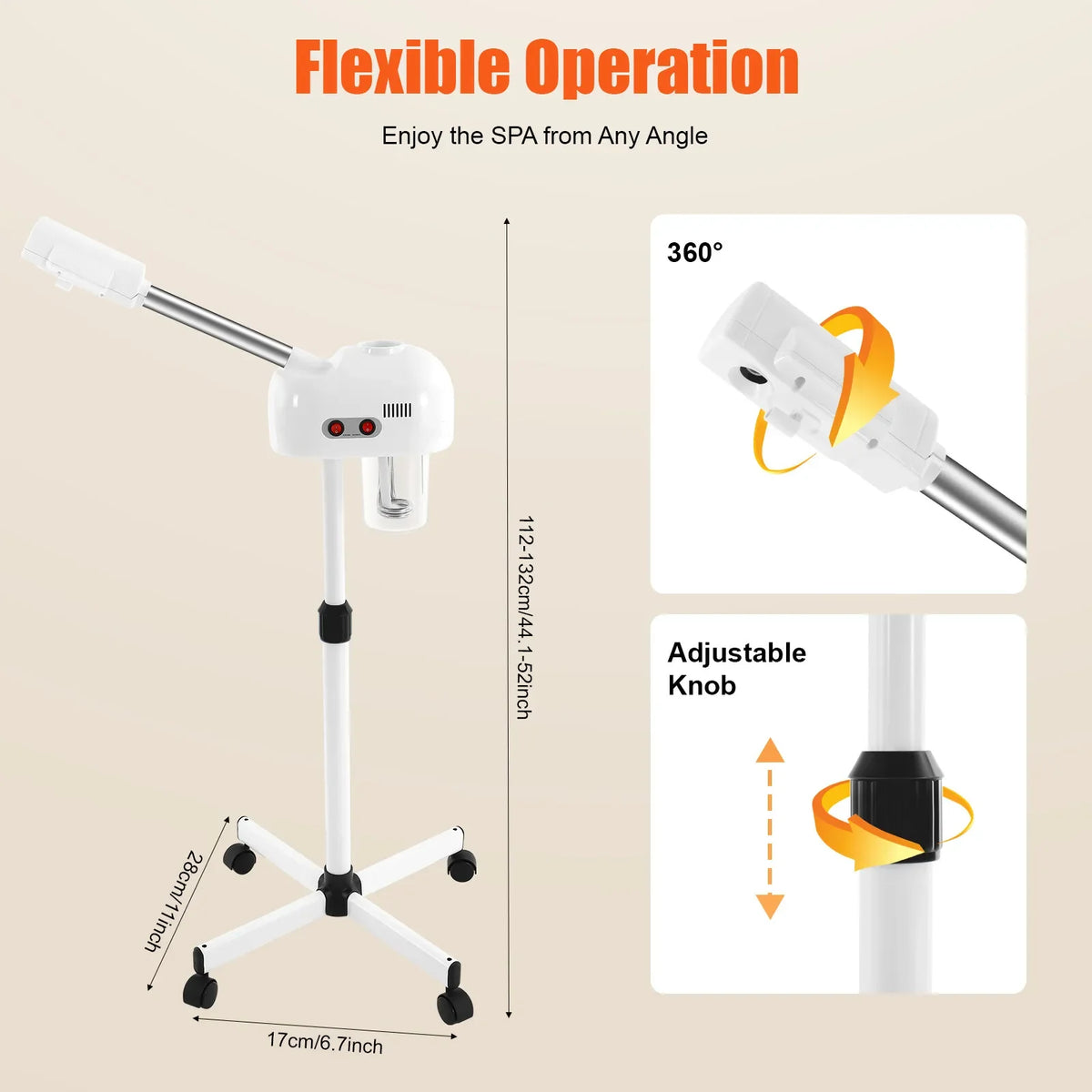 Professional Ozone Facial Steamer For Salon And Home Deep Cleansing
