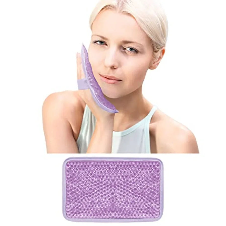 Reusable Gel Bead Ice Pack With Ergonomic Strap For Recovery