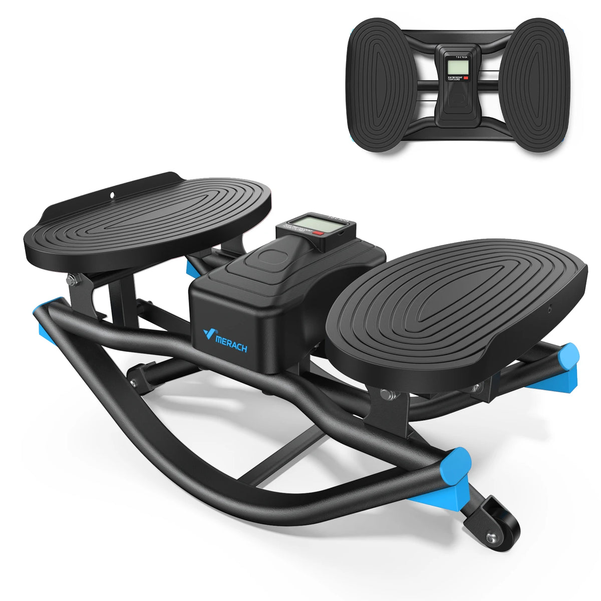 Merach Silent Rocking Stepper Ab Twist Board Core Home Workout