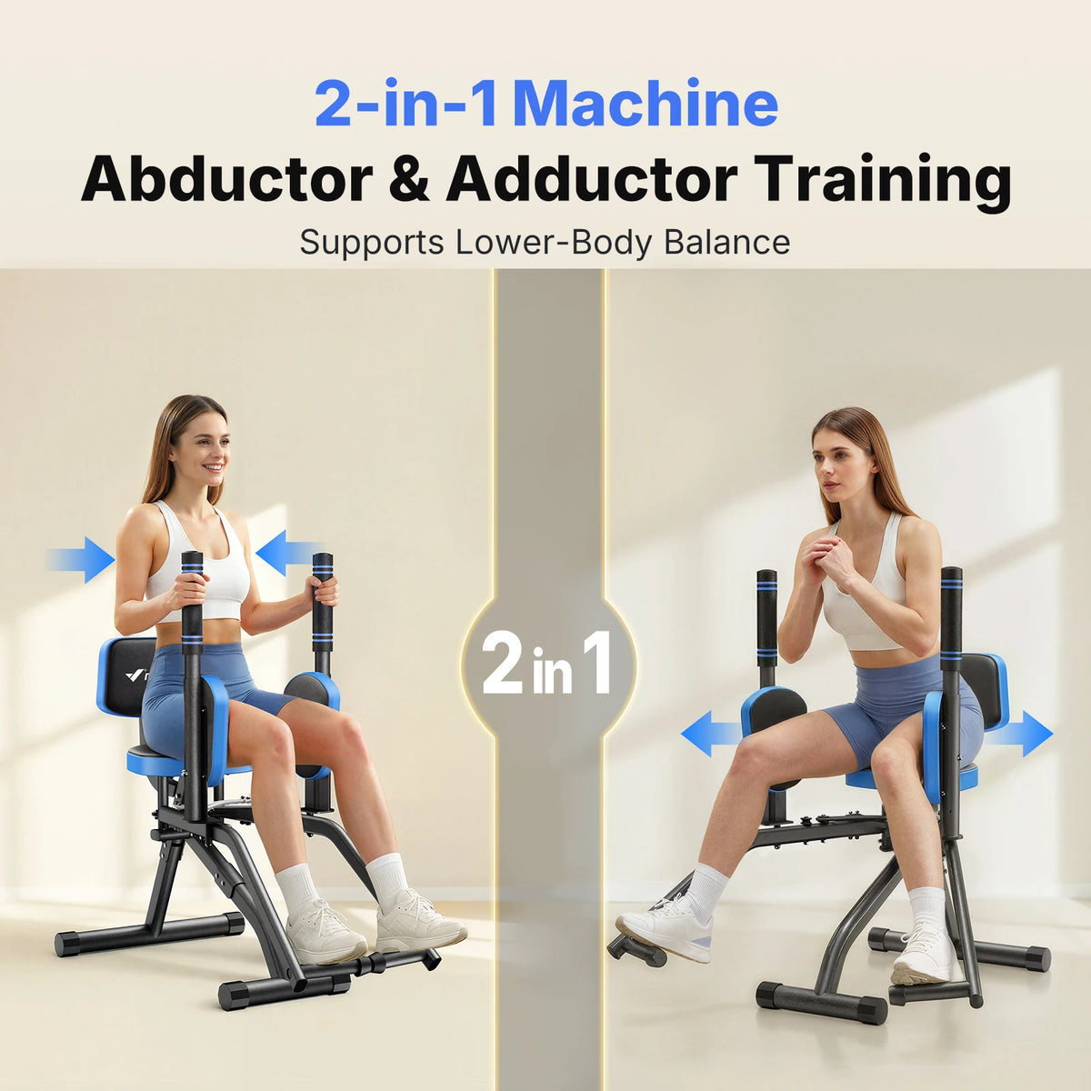 Merach Adjustable Hip Abductor And Leg Adductor Fitness Machine