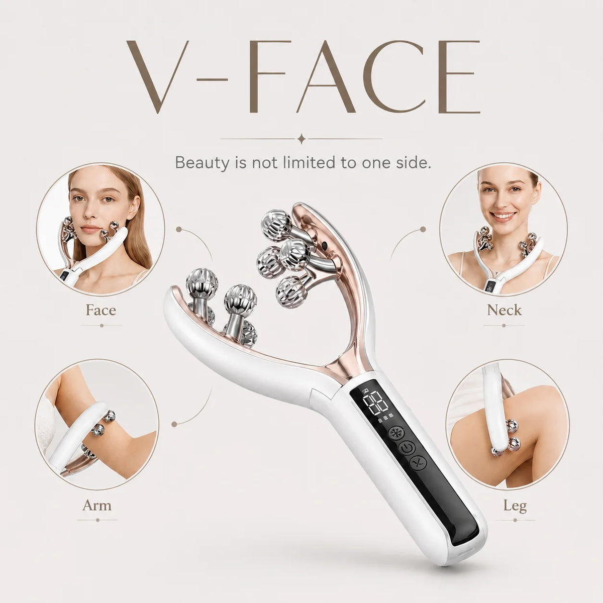 Smart Electric Facial Roller Massager For Daily Skin Care Routine