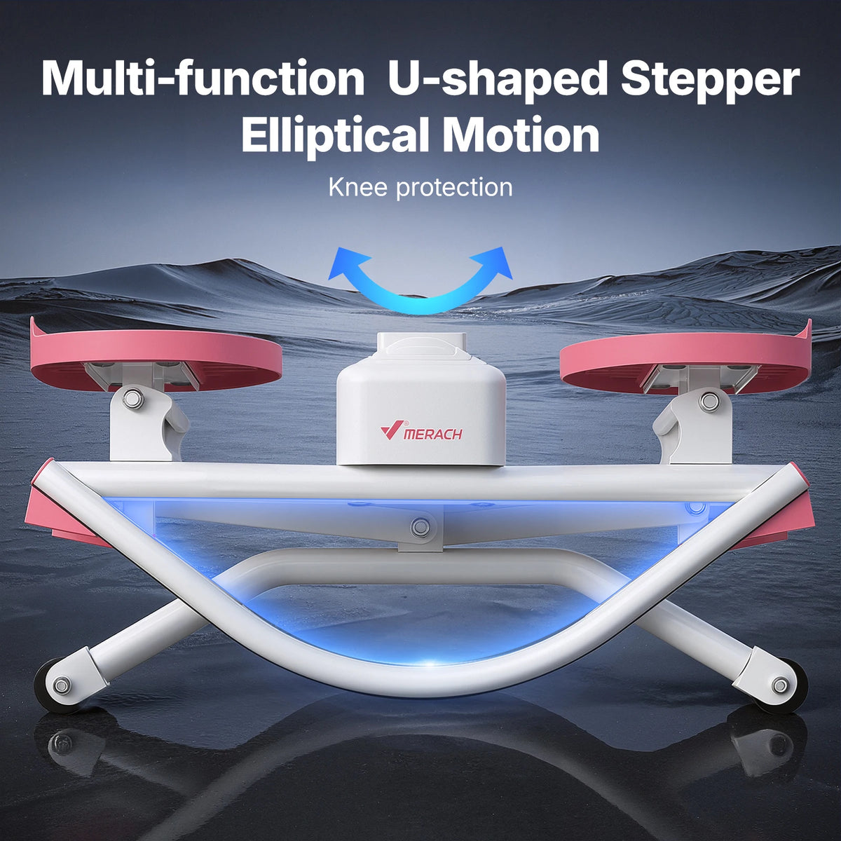 Merach Silent Rocking Stepper Ab Twist Board Core Home Workout