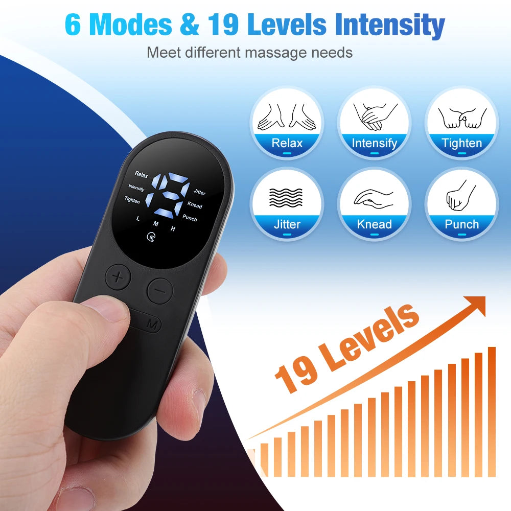 Hailicare Smart Neck Massager with 6 Modes and Hot Compress