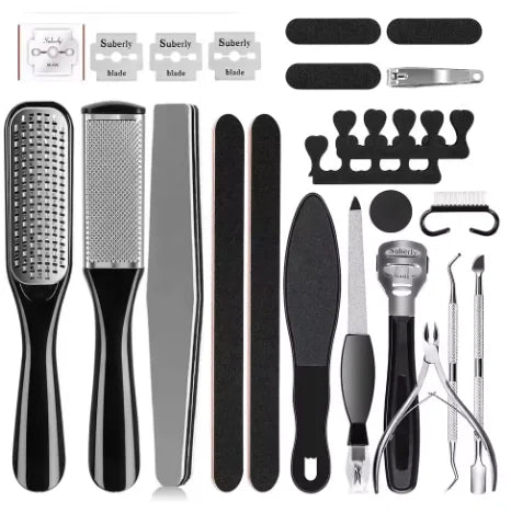 Premium Stainless Steel Professional Pedicure Tool Set