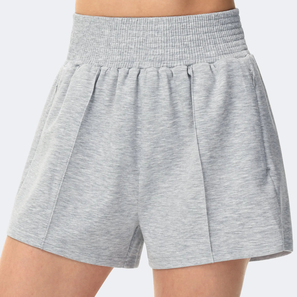 The Gym People Women's High Waist Sweat Shorts With Pockets
