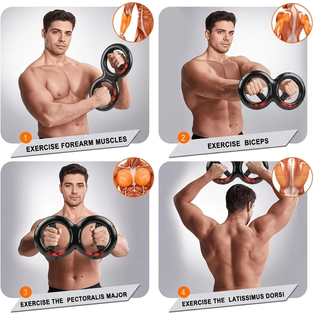 8 Shaped Arm Strength Trainer For Wrist Forearm Exercise