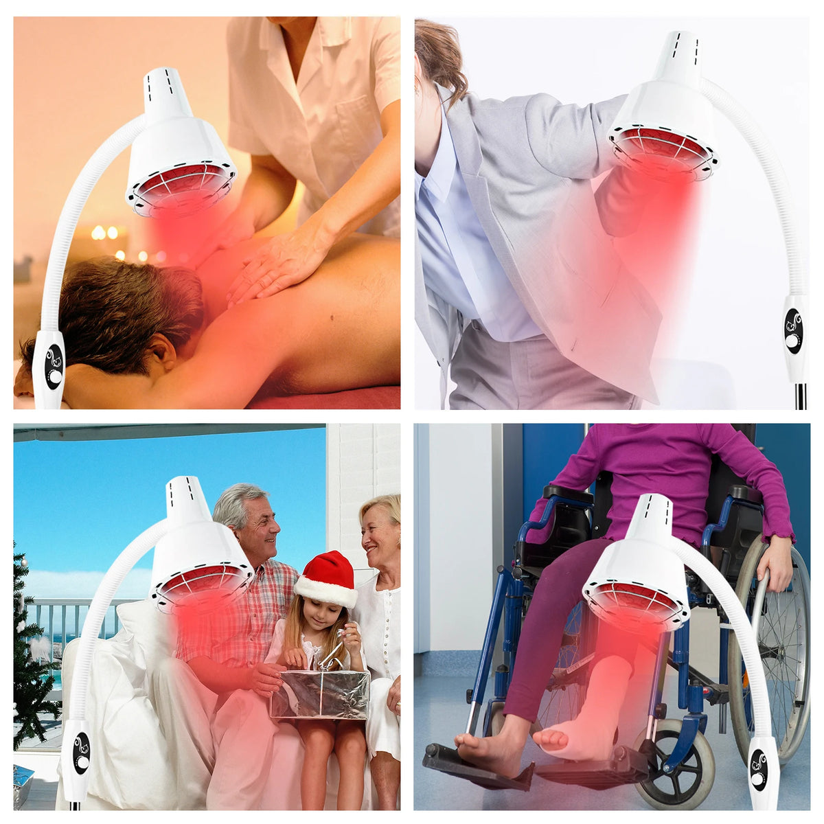 275W Infrared Heat Lamp For Body Pain Relief Therapy