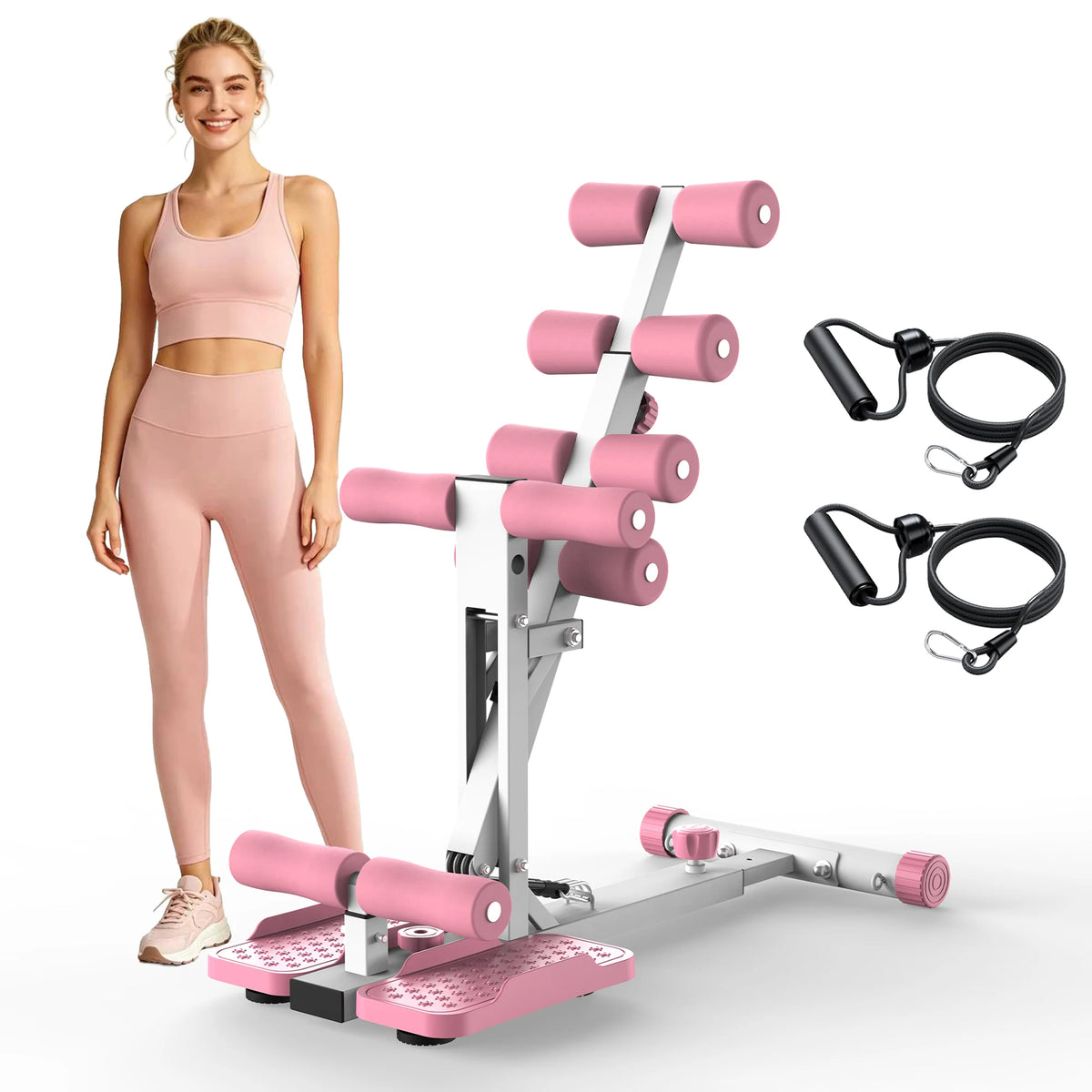 Deep Squat Resistance Bands Machine For Home Gym Glute Core Fitness
