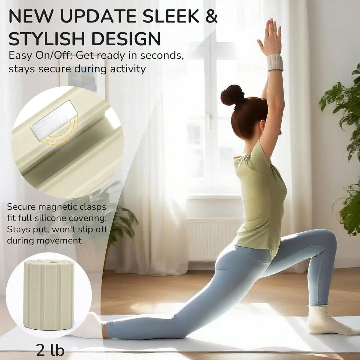 Adjustable Magnetic Ankle Wrist Weights With Steel Blocks