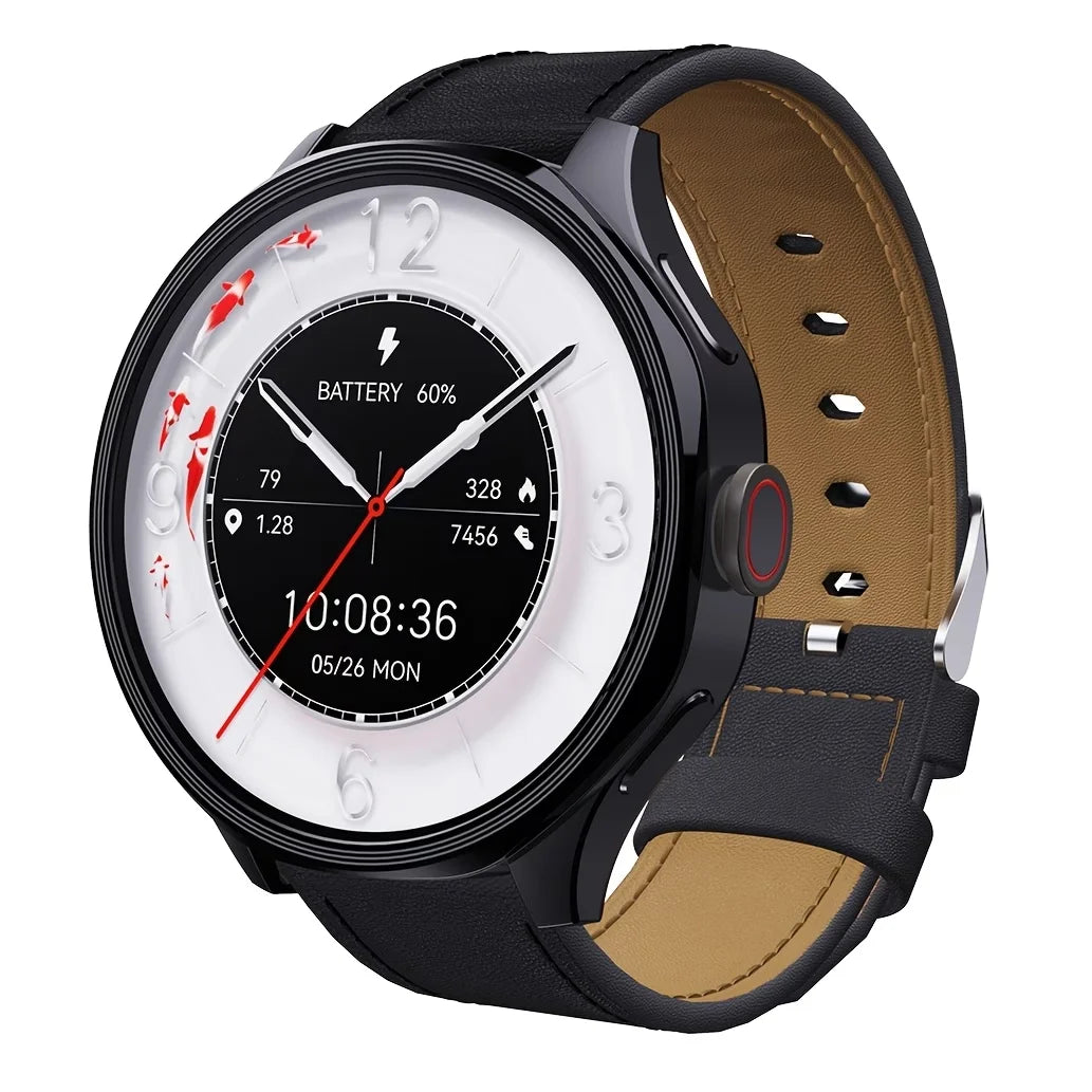 W&O 4G Smartwatch AMOLED Display GPS Camera Fitness Tracker