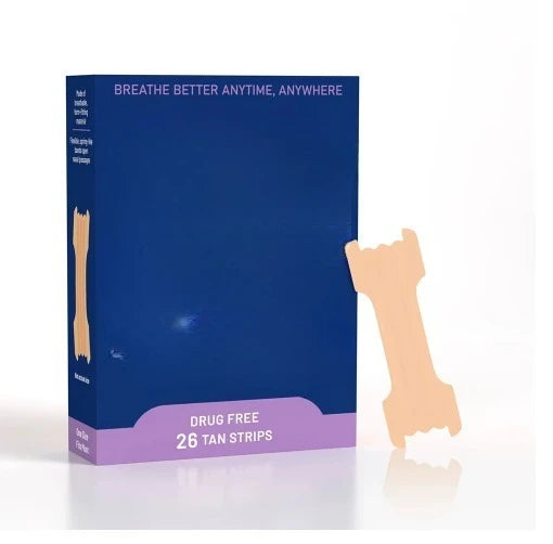 Sweat Resistant Extra Strength Nasal Strips For Sports And Sleep