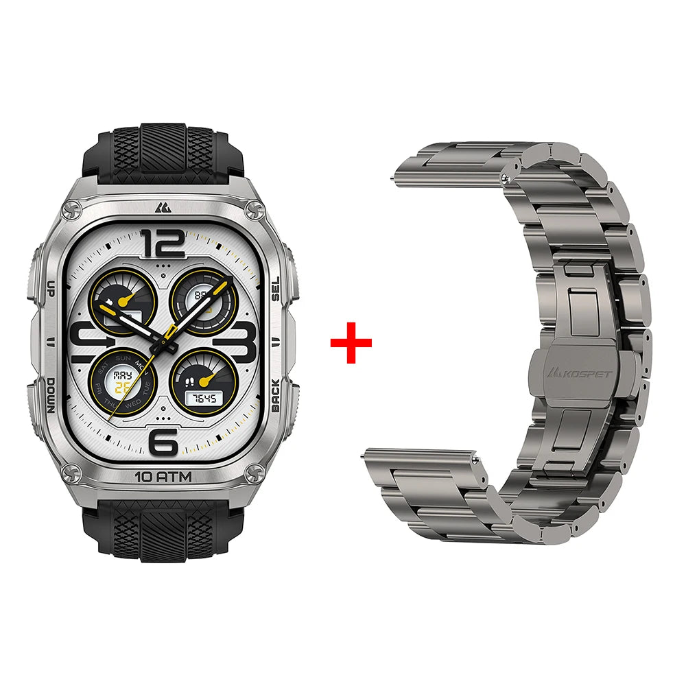Kospet Tank M4 Smart Watch With GPS And Health Tracking