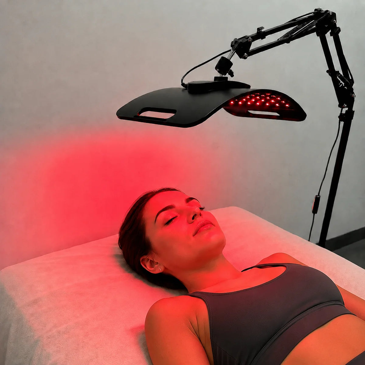 Near Infrared Red Light Therapy Panel With Adjustable Stand Timer