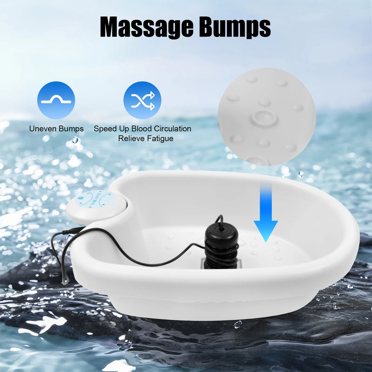 Electric Ionic Detox Foot Bath Machine With Timer Function
