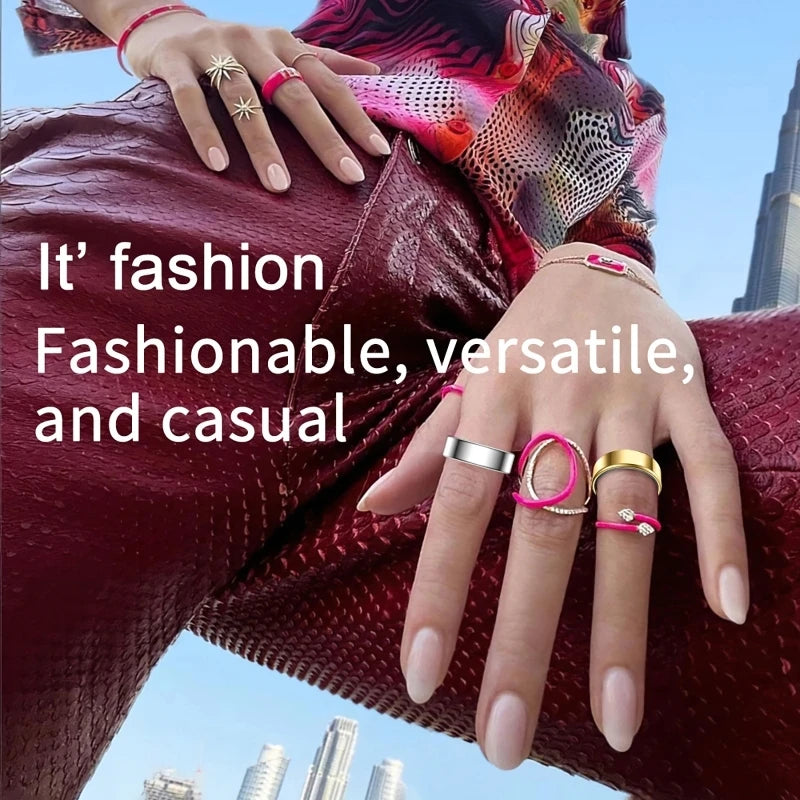 Premium Smart Ring With Bluetooth Call And Heart Rate Monitor