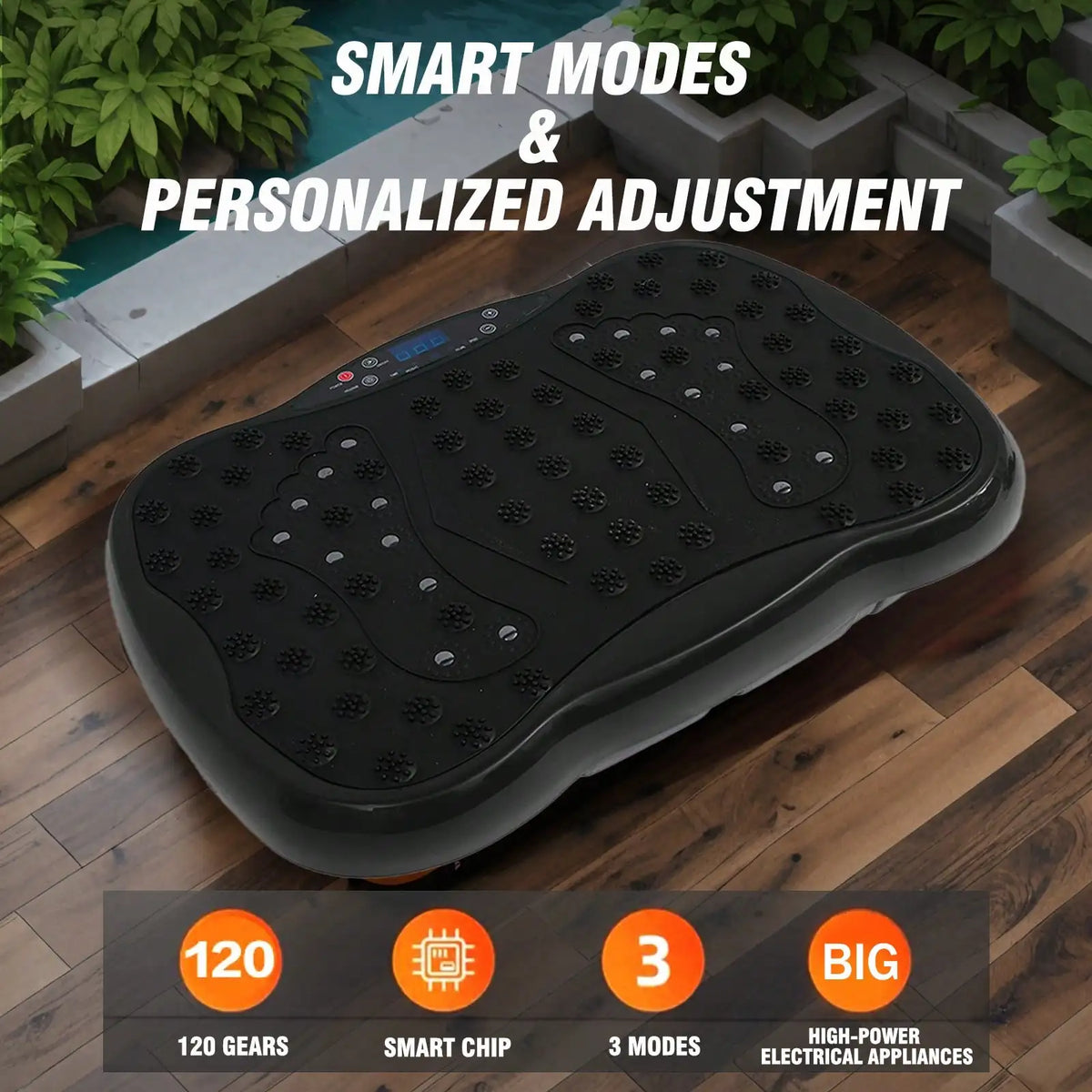 Vibration Plate Fitness Platform Exercise Machine Full Body Workout