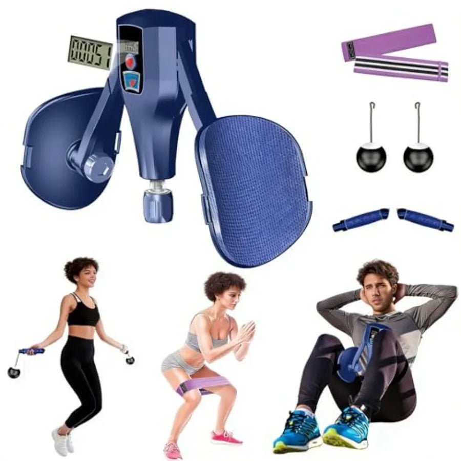 Adjustable Pelvic Floor Trainer With Resistance Bands And Thigh Handles