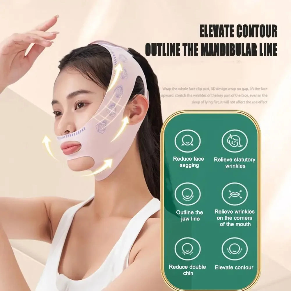 BiizoeCare Face Slimming Strap For Chin And Cheek Lifting