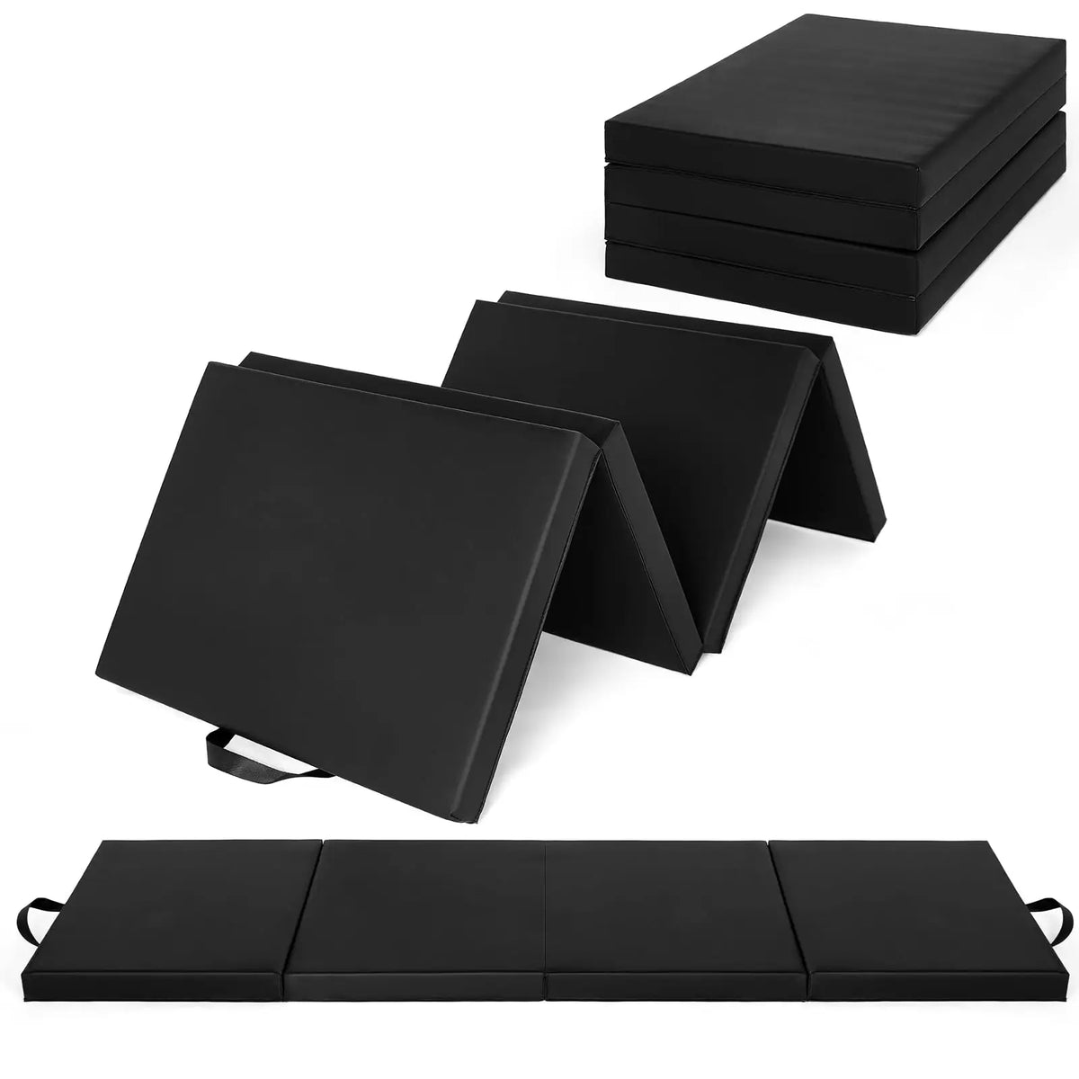 HiMISS Foldable Gymnastics Tumbling Exercise Mat For Home Yoga