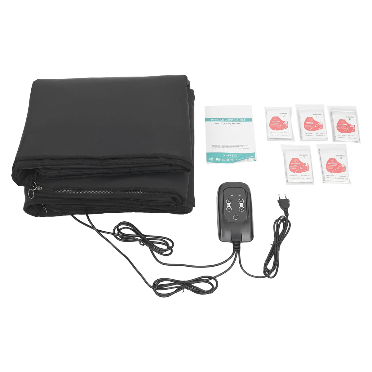 Portable Folding Sauna Heating Blanket With Remote Control