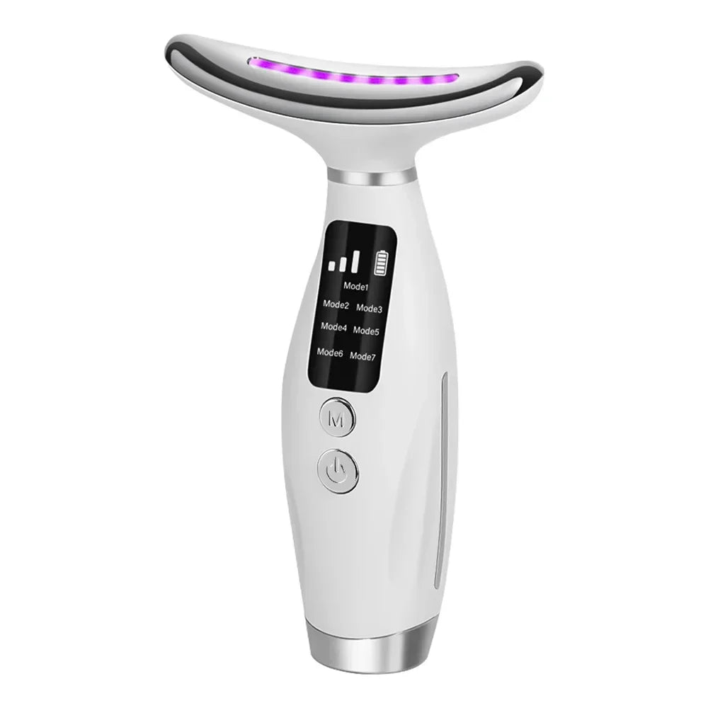 Hailicare Led Face And Neck Massager With Heating Therapy