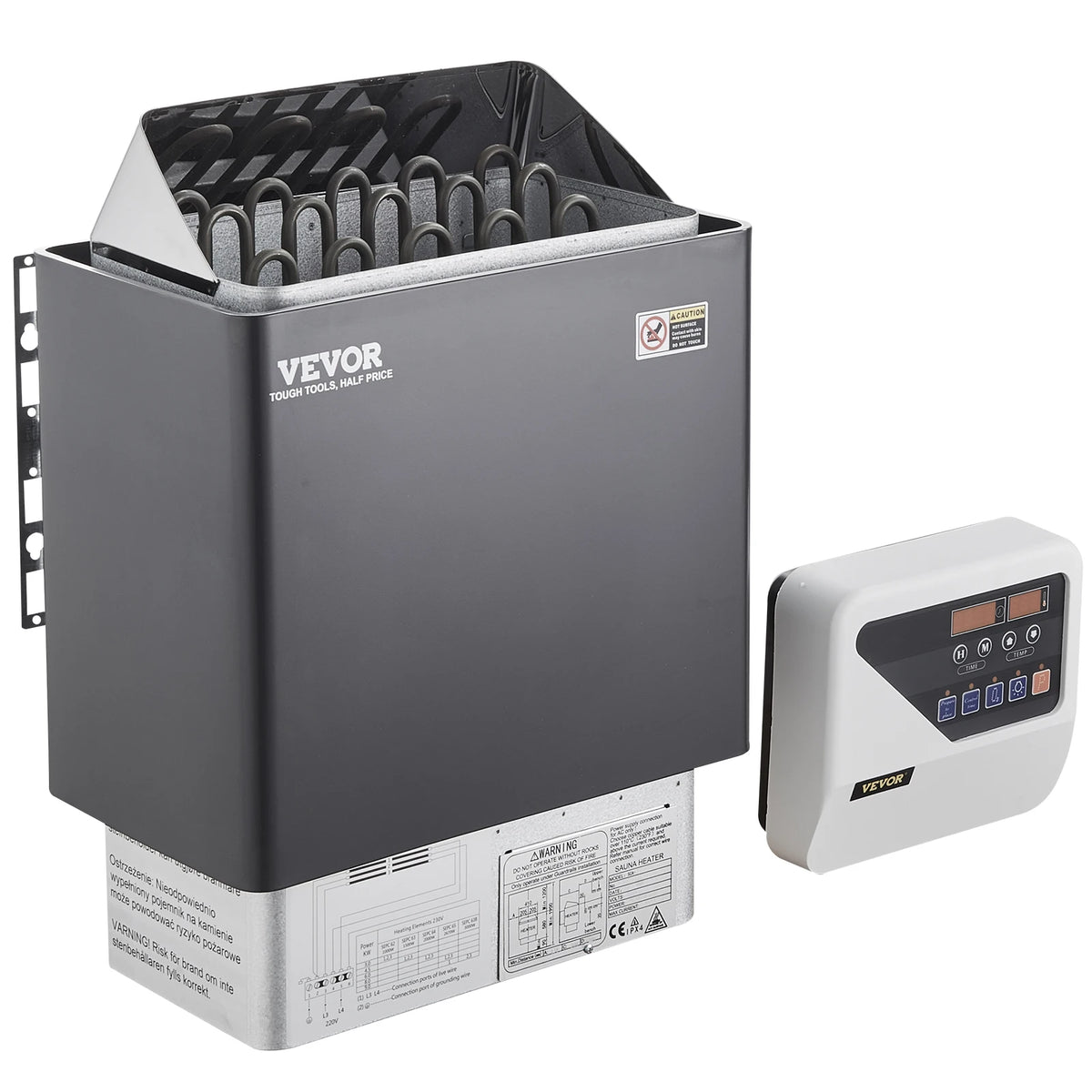 Electric Sauna Heater Stove 220V Adjustable Steam Home