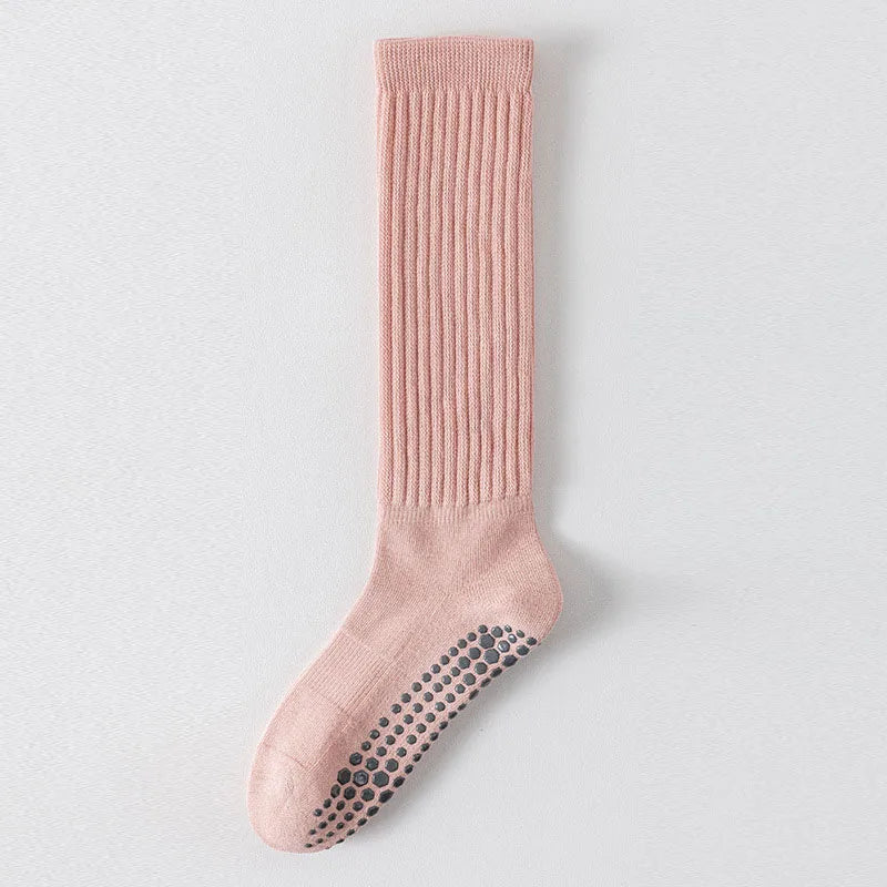 Women Yoga And Pilates Socks With Cotton Silicone Grip