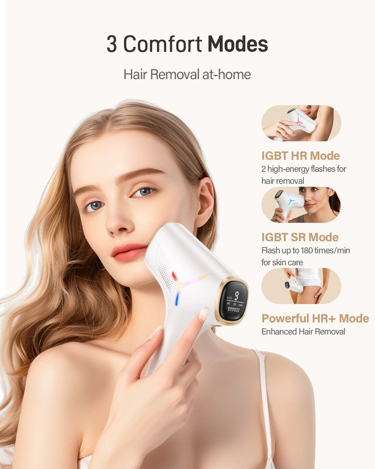 Totmizby Ipl Hair Remover For Women Men Face Bikini
