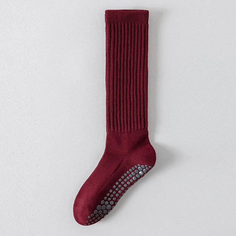 Women Yoga And Pilates Socks With Cotton Silicone Grip