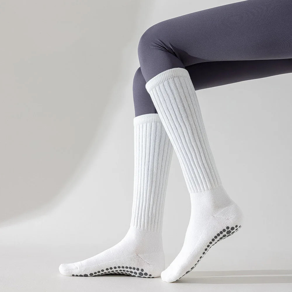 Women Yoga And Pilates Socks With Cotton Silicone Grip