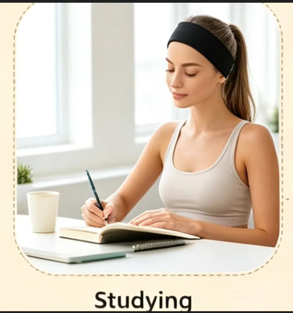 Wide Elastic Non Slip Yoga Headband For Running Workout