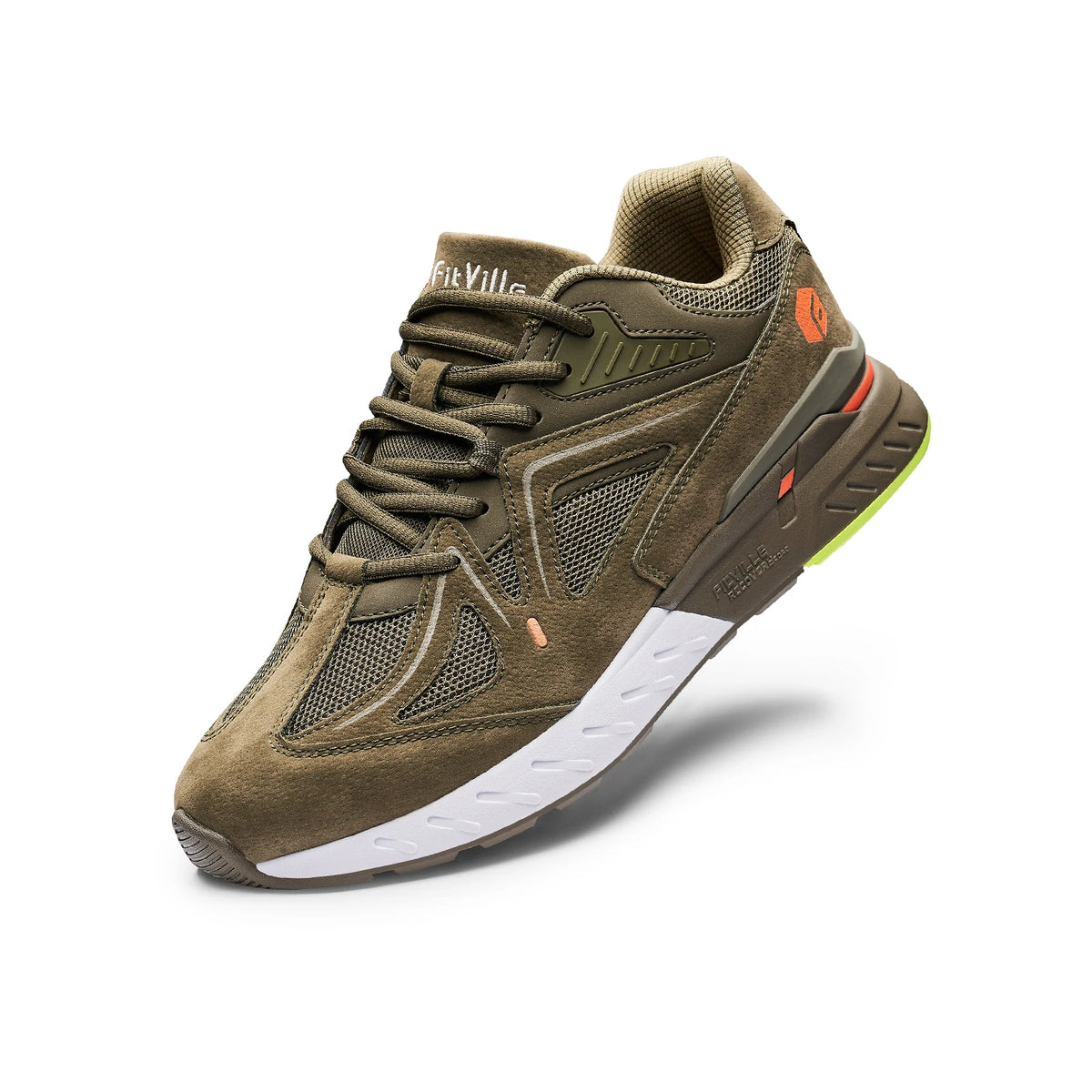Fitville Men Extra Wide Lightweight Walking Shoes For Arch Support