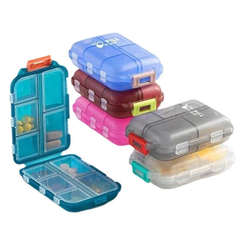 Travel Moisture Proof Pill Organizer Daily Medicine Case