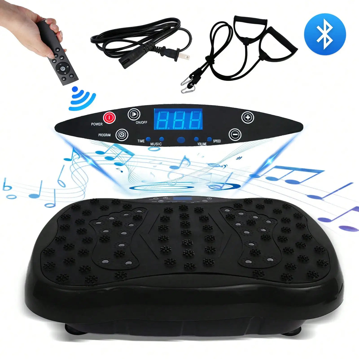 Vibration Plate Fitness Platform Exercise Machine Full Body Workout