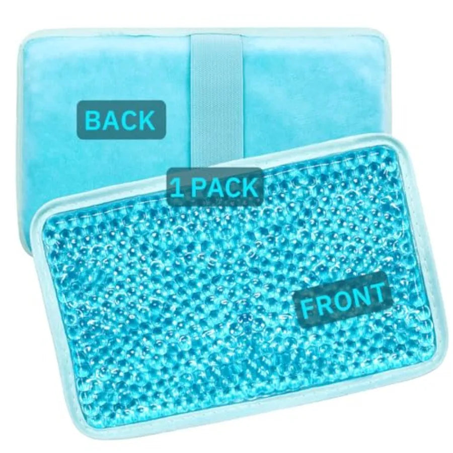 Reusable Gel Bead Ice Pack With Ergonomic Strap For Recovery