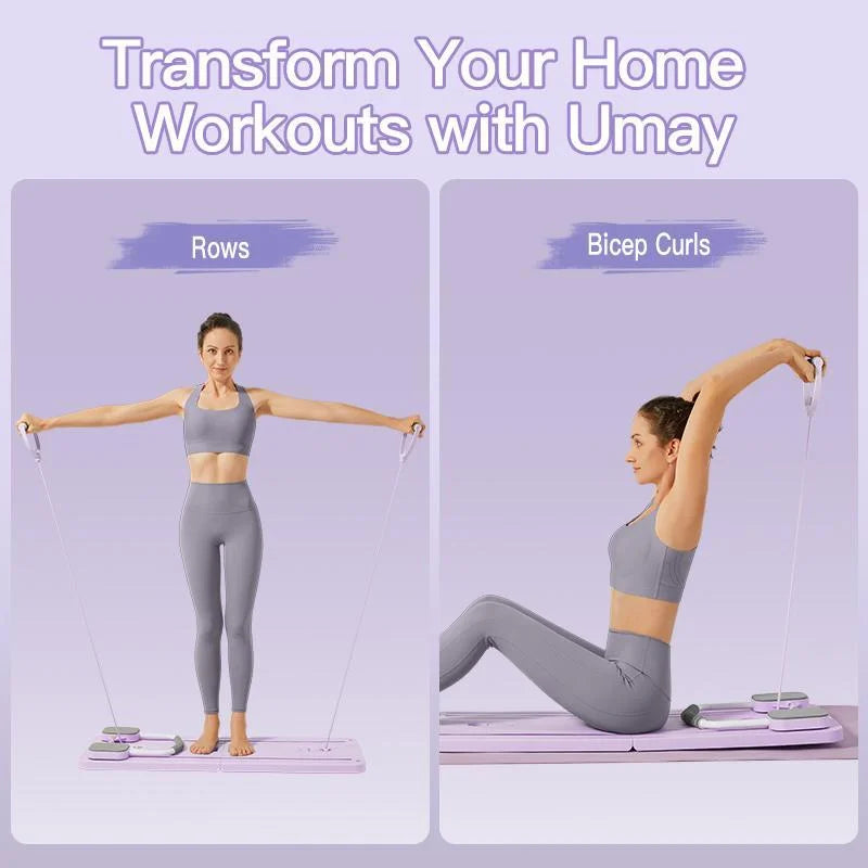 Umay Multifunctional Pilates Board With Timer For Core Glute Training