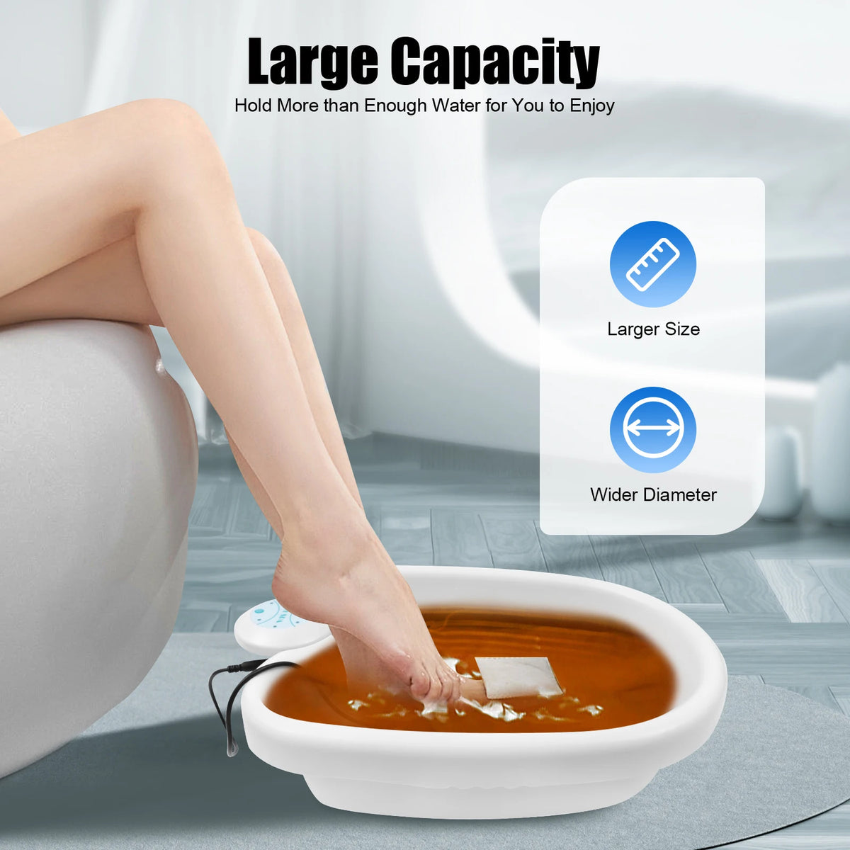 Electric Ionic Detox Foot Bath Machine With Timer Function