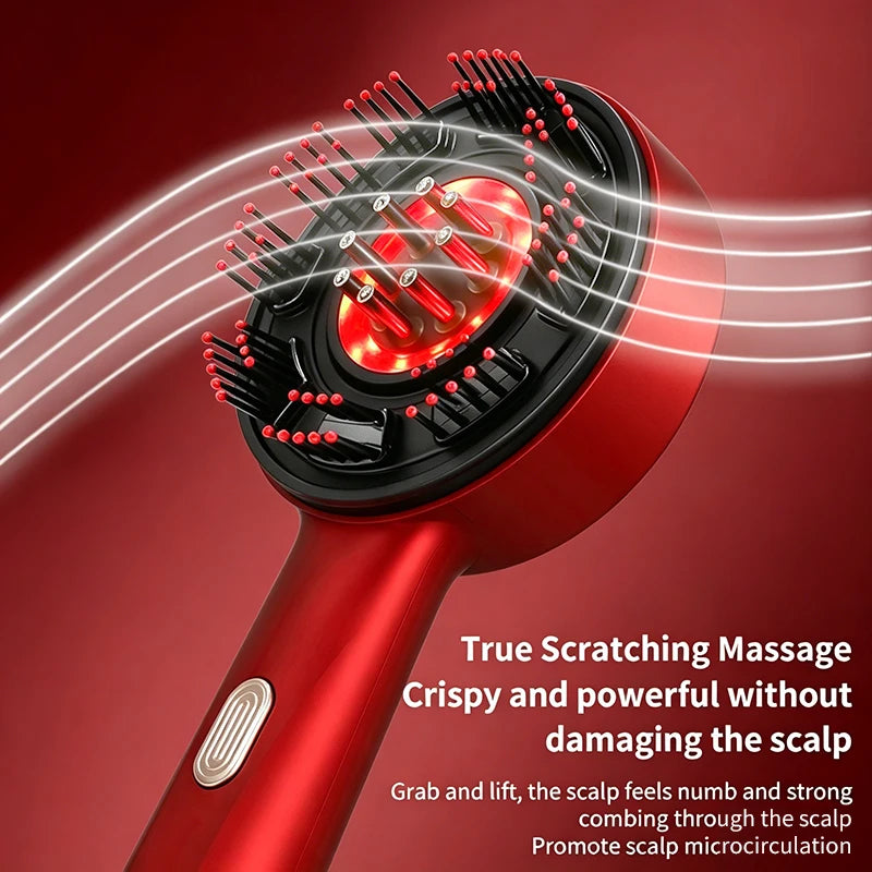 Afdeal Electric Red Light Hair Follicle Kneading Comb