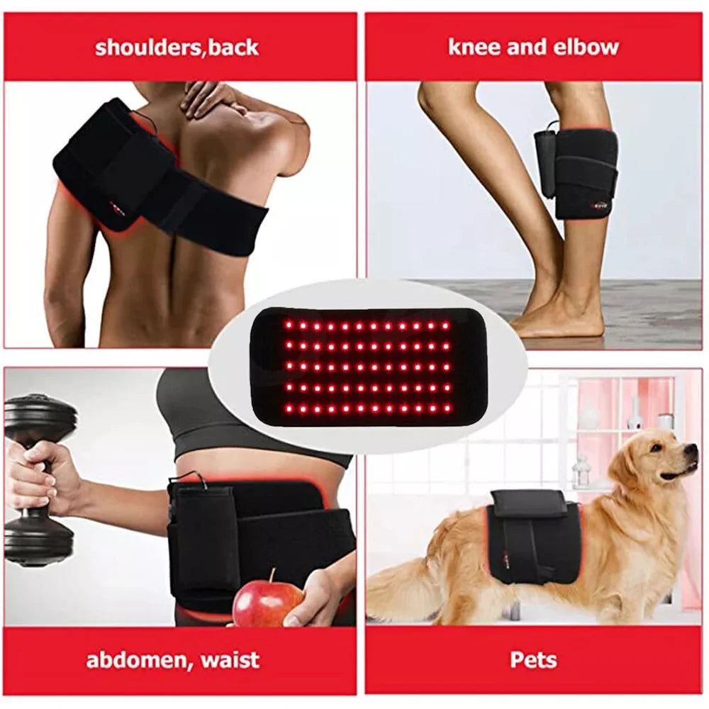 Portable Infrared LED Heating Pad For Back Pain Relief