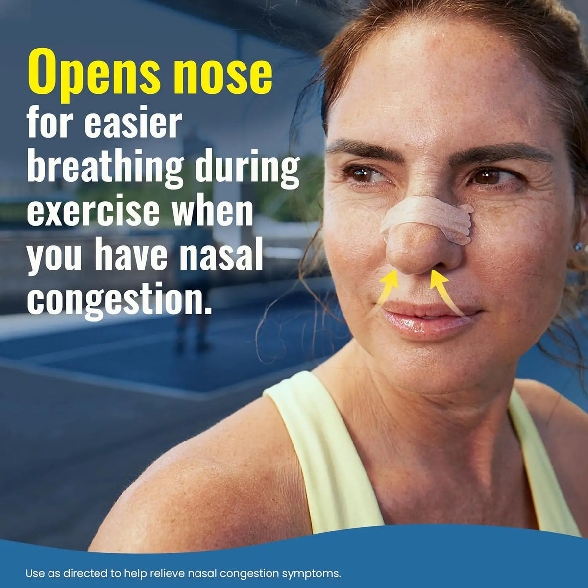 Sweat Resistant Extra Strength Nasal Strips For Sports And Sleep