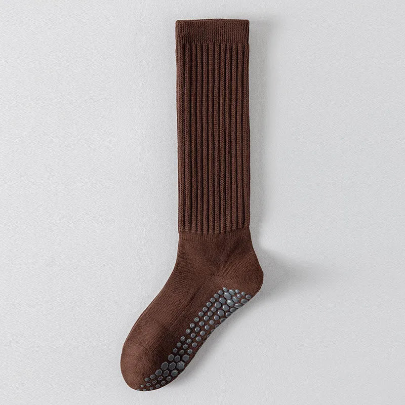 Women Yoga And Pilates Socks With Cotton Silicone Grip