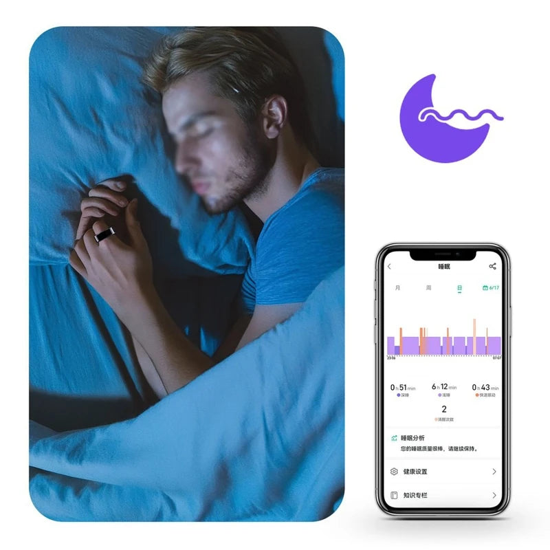 Premium Smart Ring With Bluetooth Call And Heart Rate Monitor