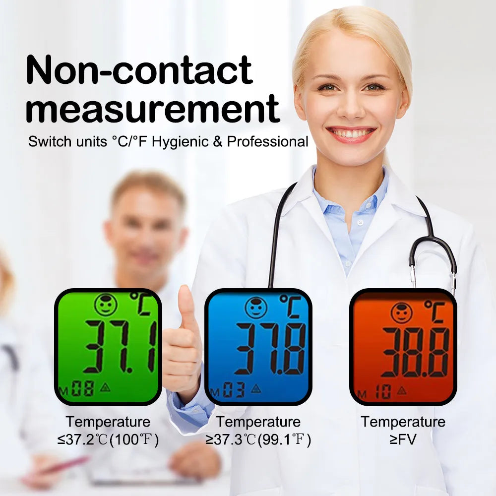 Genial No Contact Infrared Digital Thermometer For Family Use
