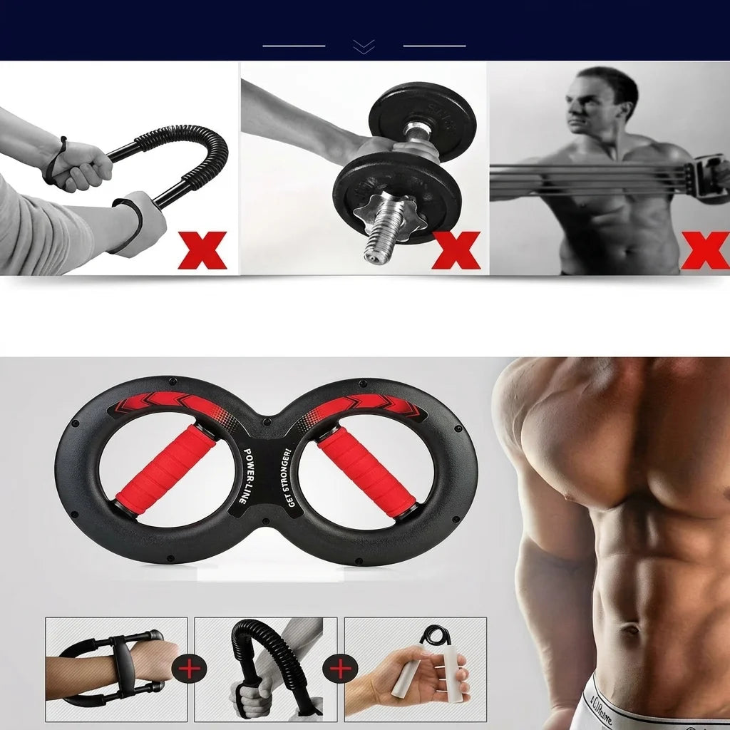8 Shaped Arm Strength Trainer For Wrist Forearm Exercise