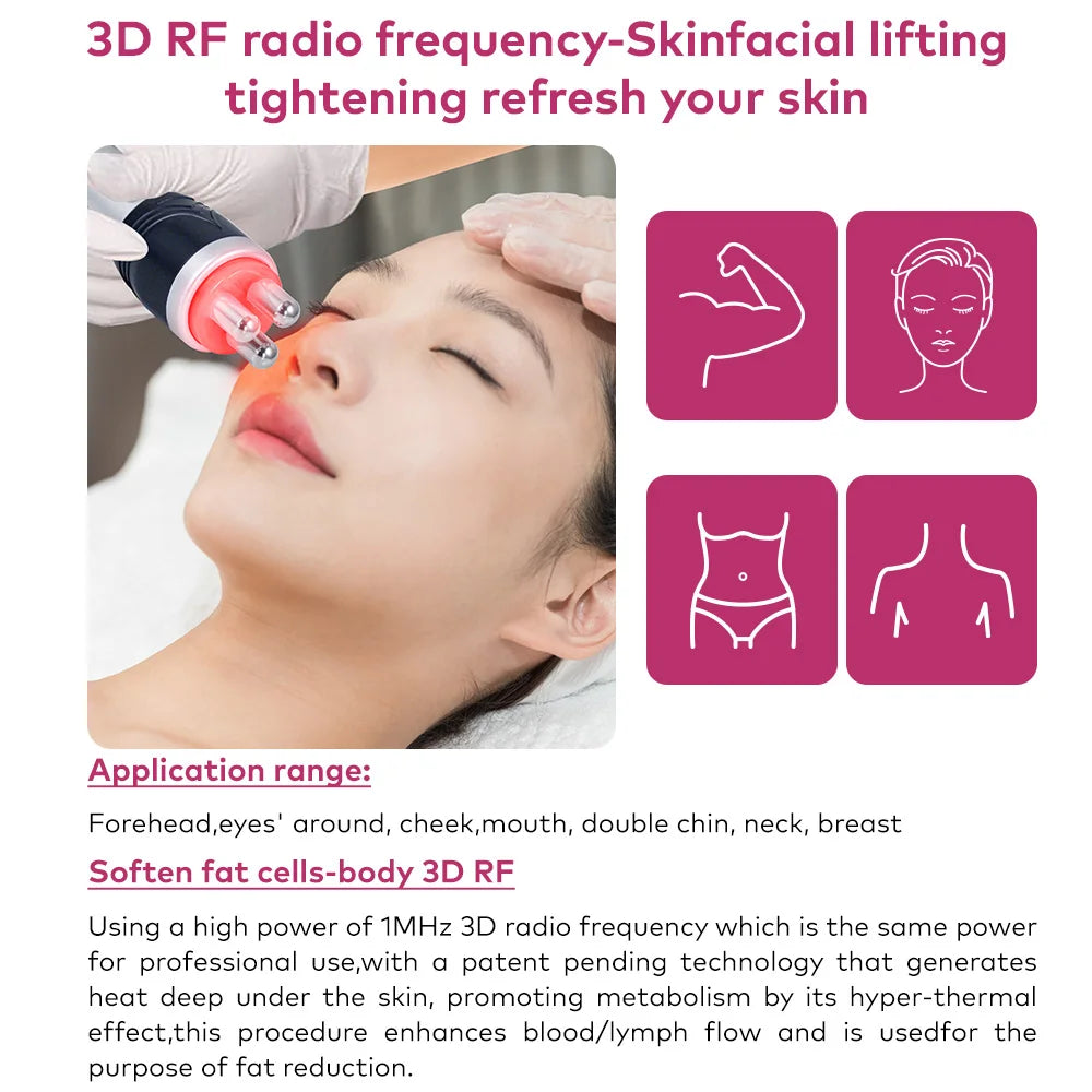 80K Cavitation Ultrasonic Beauty Device For Body Slimming Facial Care