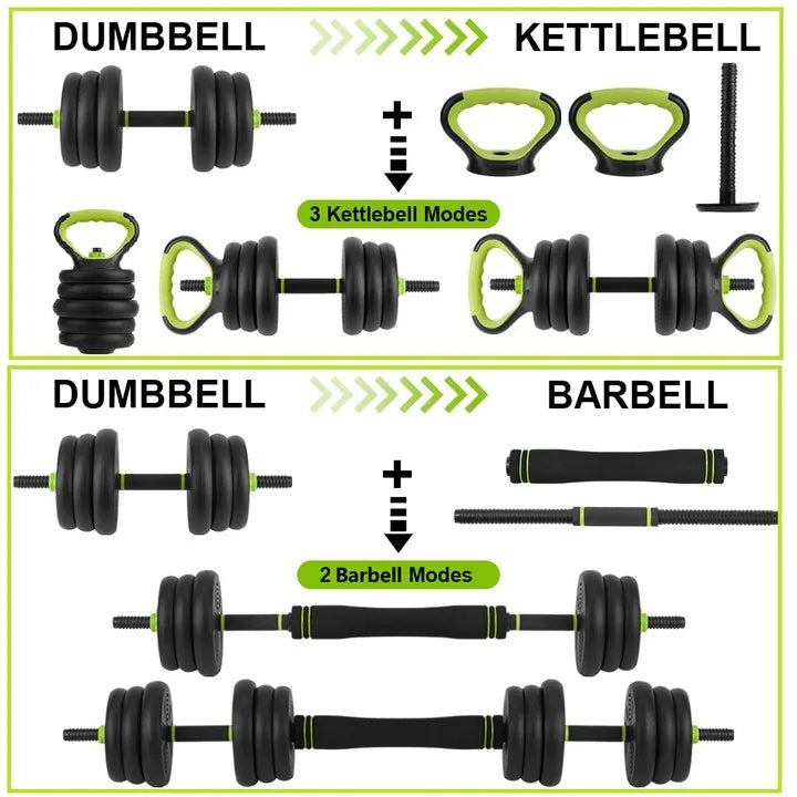 Twister Adjustable Dumbbell Set With Connector For Strength Training